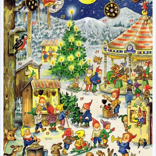 ドイツ製 アドベントカレンダー Fritz Baumgarten［21×29.5］DA-AD011