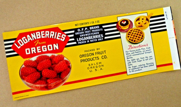 Vintageラベル Vol. 22（ローガンベリー缶)  DA-LA022 2枚目の画像