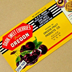 Vintageラベル Vol. 24 （ダークチェリー缶) DA-LA024 1枚目の画像