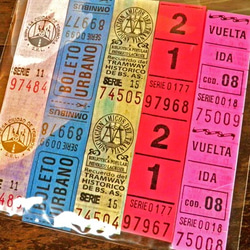 50枚【B】アルゼンチンVintageバスチケット　DA-BTA017 5枚目の画像