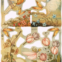 廃版イギリス製クロモス 花の精＃2 ラメなし【England】DA-CHER012 1枚目の画像