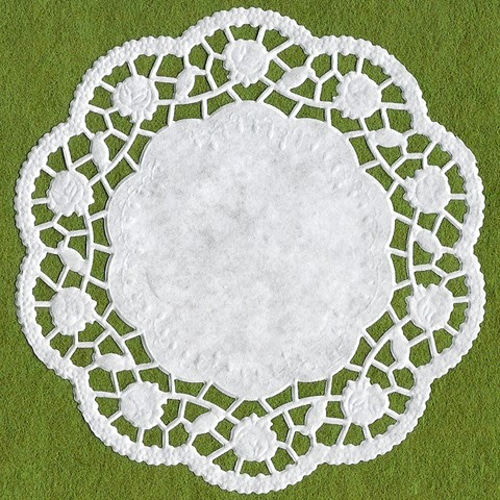 120mm ドイツ製レースペーパー ローズ（12枚）DA-LPS003 レース DAISY