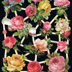 ドイツ製クロモス 手紙にバラを添えて ラメなし　DA-CH133 2枚目の画像