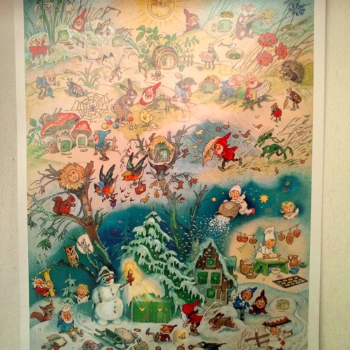 ドイツ製 アドベントカレンダー［43×55］Fritz Baumgarten