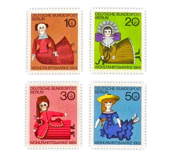 ドイツシリーズ切手（人形）Germany　DA-STE083 1枚目の画像
