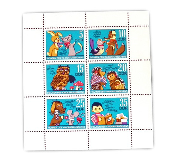 ドイツ未使用切手シート（子供たちの人気者）Germany  DA-STE100 1枚目の画像