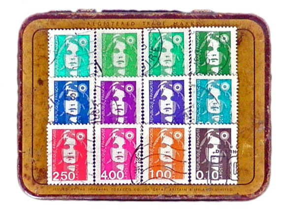 フランス古切手（12色）France   DA-STE098 1枚目の画像