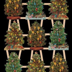 ドイツ製クロモス ９つのツリー ラメなし　DA-CH067 2枚目の画像