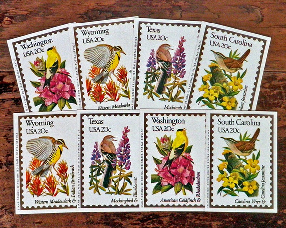 Vintage 鳥切手コレクションカードセット【U.S.A.】DA-CO078 3枚目の画像