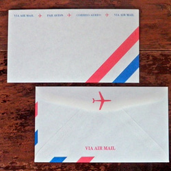 Vintage エアメール封筒セット【小さなおまけ付き♪】 DA-CO077 9枚目の画像