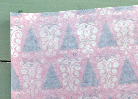 U.S.A. ヴィンテージ包装紙【さんかくサンタ】DA-WP004 5枚目の画像