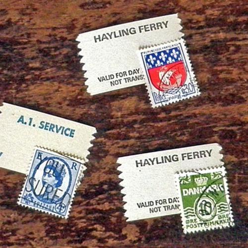 ✩︎レア✩︎イギリス　バスロールチケット④巻セット 両面印刷 ✩︎レア✩︎イギリス バスロールチケット④巻セット 両面印刷