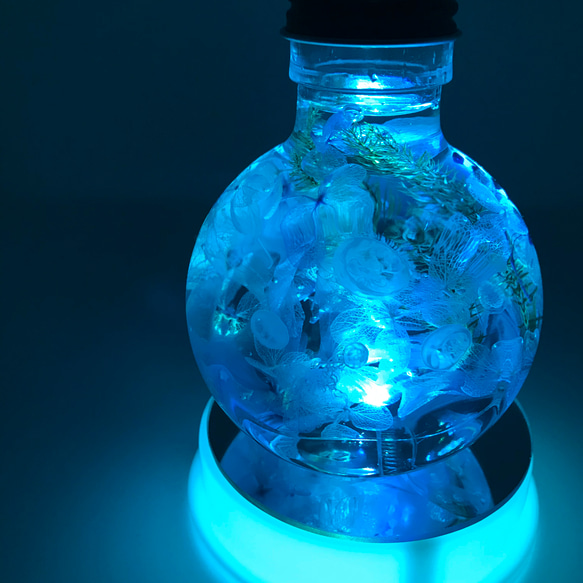 まるで水族館。初夏にピッタリ。最高級ハーバリウム〜White jellyfish〜 5枚目の画像
