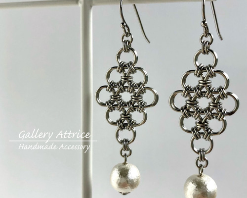 ★可愛い♪★セール／即発Shashi バレリーナチェーンピアス★ ピアス レディース アクセサリー プレゼント 上品 ロング 揺れる