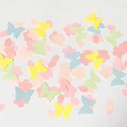 新作☆桜の花びら＋蝶のフレーク　 2枚目の画像