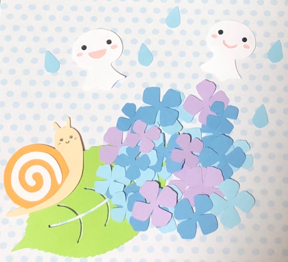 梅雨☆てるてる坊主ちゃん&カタツムリ