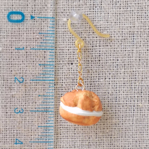 ゆらゆら☆シュークリームピアス（イヤリング） ピアス（フック