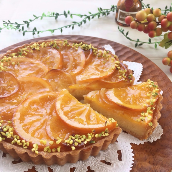 ギフト対応可> オレンジ&レモンのシトラスタルト ケーキ SUCREvie