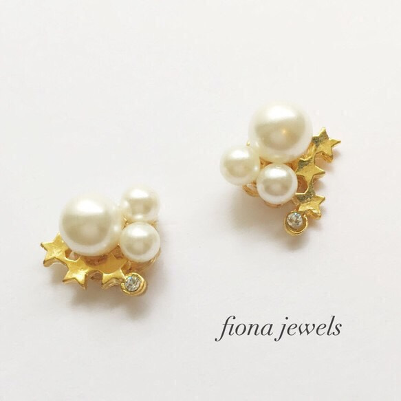 流れ星pierced earring 2枚目の画像