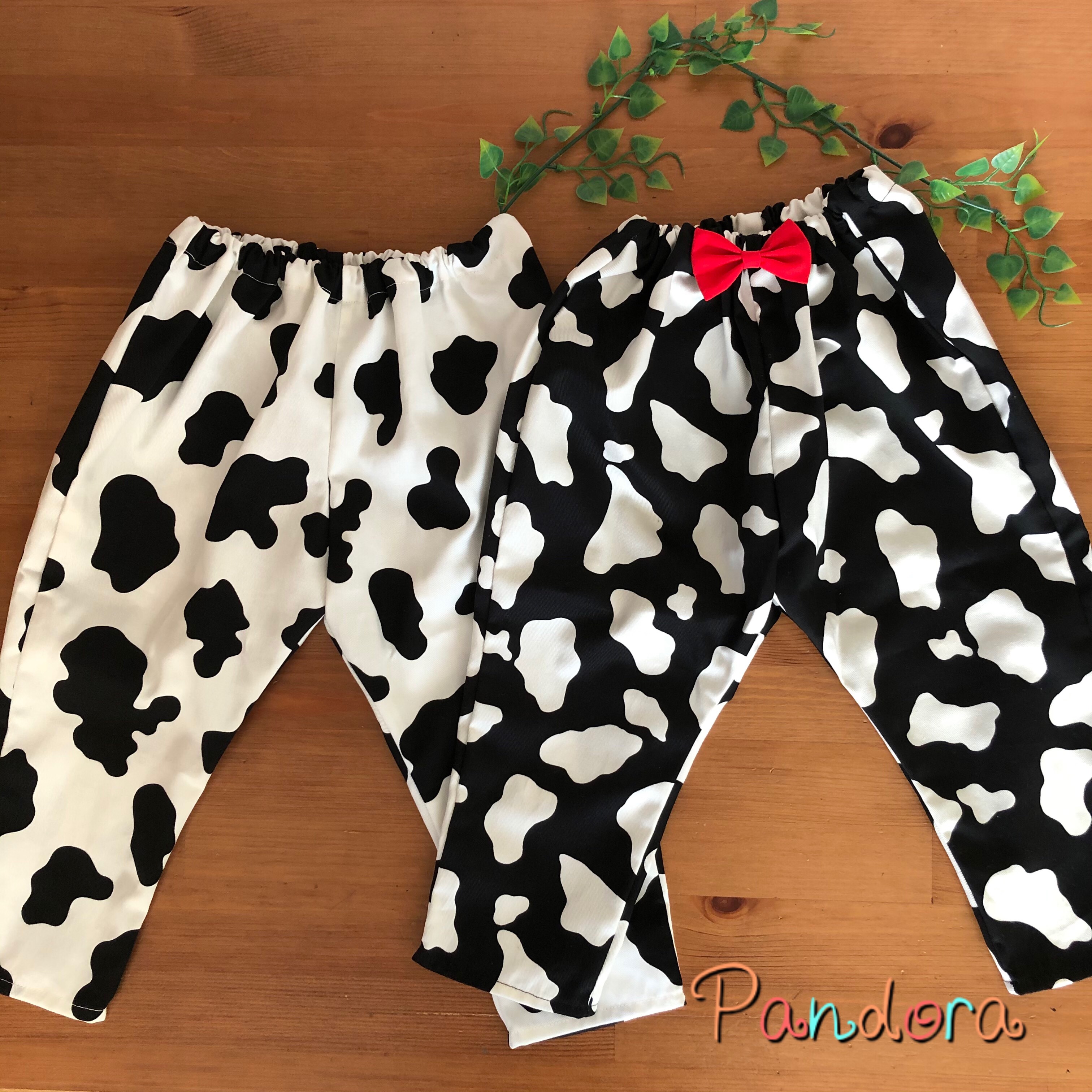 【受注製作】 もーもーちゃんパンツ　牛柄パンツ　キッズＳ〜L 楽天市場】【秋割で1,080円】 アニマル ショートパンツ | キッズ