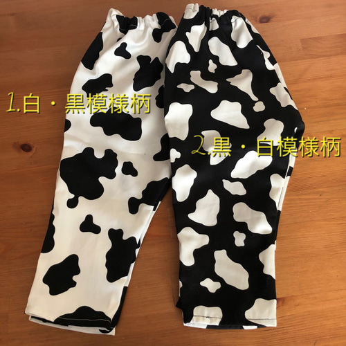 【受注製作】 もーもーちゃんパンツ　牛柄パンツ　キッズＳ〜L 楽天市場】【秋割で1,080円】 アニマル ショートパンツ | キッズ