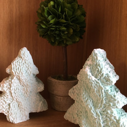 KNIT TREE★　ニットツリー　クリスマスツリー　　アロマ　ストーン　 8枚目の画像