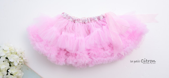 Bright Pink Classic Handmade Tutu 亮粉紅色手工澎澎裙 第2張的照片