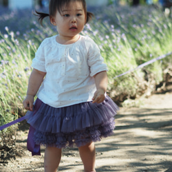 Lavender Classic Handmade Tutu 薰衣草色手工澎澎裙 第2張的照片