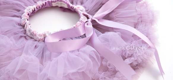 Light Purple Classic Handmade Tutu 淺紫色手工澎澎裙 第2張的照片