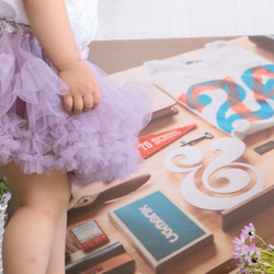 Light Purple Classic Handmade Tutu 淺紫色手工澎澎裙 第6張的照片