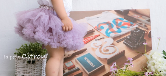 Light Purple Classic Handmade Tutu 淺紫色手工澎澎裙 第6張的照片