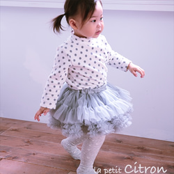 Light Grey Handmade Classic TUTU 低調高雅淺灰色手工澎澎裙 第3張的照片