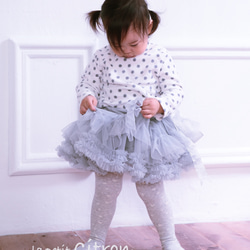 Light Grey Handmade Classic TUTU 低調高雅淺灰色手工澎澎裙 第5張的照片