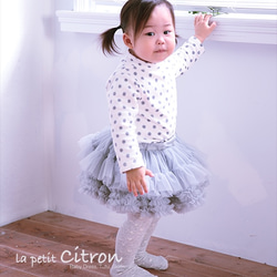 Light Grey Handmade Classic TUTU 低調高雅淺灰色手工澎澎裙 第6張的照片