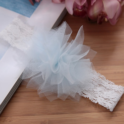 Newborn Handmade TUTU GIFT SET (Blue) 水藍色手工澎澎裙禮盒組 - 新生兒 第4張的照片