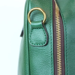 日本製　ビジネスバッグ　a4が入る　一生もの　ブリーフケース　グリーン　通勤　底鋲　ベルト付き　at-17ns 5枚目の画像