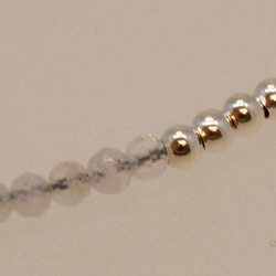 白月光石 5.5" 銀手鍊 ( White Moon Stone 5.5" Silver 925 Bracelet ) 第5張的照片