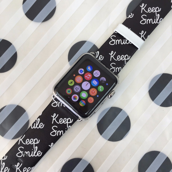 Apple Watch Strap Series 1 & Series 2 真皮手錶帶蘋果錶帶 - Keep Smile 第3張的照片