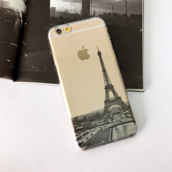 ◎iPhone 透明電話軟殼◎Samsung 透明手機軟殼◎手機配件◎ 巴黎景觀巴黎鐵塔 第1張的照片