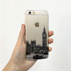 ◎iPhoneの電話透明透明ソフトシェルソフトシェル電話◎サムスンの携帯電話の付属品◎◎ロンドンの風景ビッグベンは、 2枚目の画像