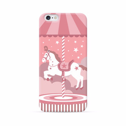 ◎iPhone 透明電話軟殼◎Samsung 透明手機軟殼◎手機配件◎ 粉紅色旋轉木馬 第2張的照片
