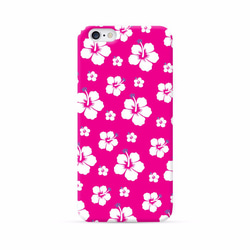 ◎iPhone 透明電話軟殼◎Samsung 透明手機軟殼◎手機配件◎ 粉紅色夏日夏威夷花朵 第2張的照片