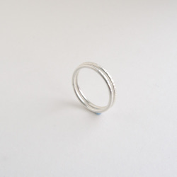 木紋 - 兩件式純銀戒指 第1張的照片