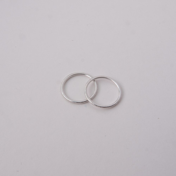 木紋 - 兩件式純銀戒指 第2張的照片