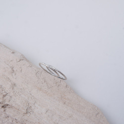 木紋 - 兩件式純銀戒指 第3張的照片