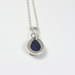 藍寶石純銀墬子 / Sapphire pendant 第4張的照片