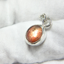 日光石純銀耳環 Sunstone silver earrings 第4張的照片