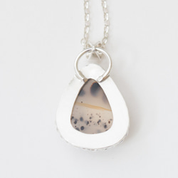蒙大拿瑪瑙純銀墬子 Montana agate silver pendant 第5張的照片