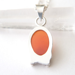 光玉髓純銀墜 Carnelian silver pendant 第5張的照片