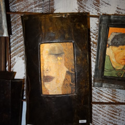 アート オブジェ 鉄の顔 立体・オブジェ aowi-art 通販 3307918